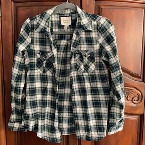 Forever 21 plaid shirt- size M